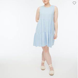 $7 CLEAR OUT SALE JCrew Factory Knit Tiered Dress - Size L/XL - Arctic Blue -NWT